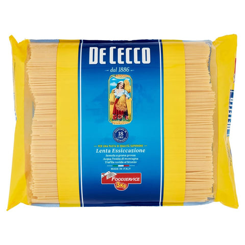 De Cecco Längliche Pasta De Cecco Spaghetti Nr.12 3KG Original italienisch 8001250180124