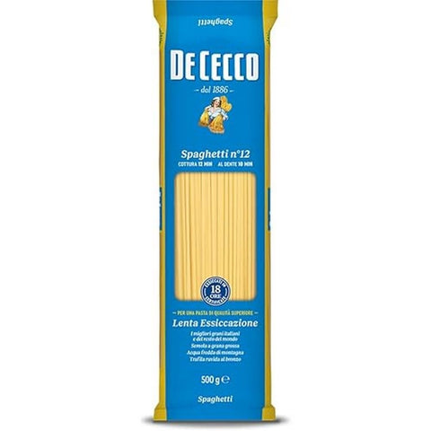 DE CECCO Längliche Pasta De Cecco Spaghetti Nr. 12 500 g, 6er Pack (6 x 0.5 kg)