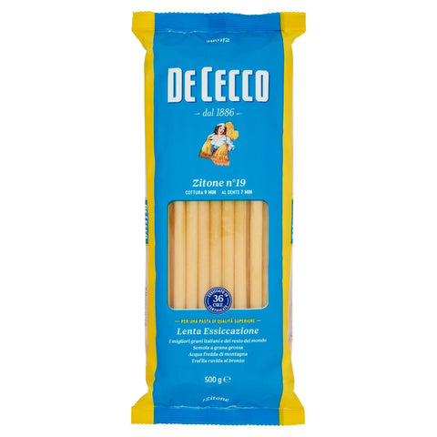 DE CECCO Längliche Pasta De Cecco Zitone 19 500gr 8001250120199