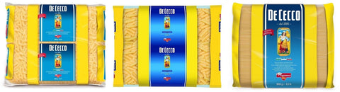 De Cecco Längliche Pasta TESTPAKET De Cecco Fusilli - Tortiglioni - Spaghetti Pasta di Semola di Grano Duro Hartweizengrieß Pasta 100% Italienische Pasta Längliche Pasta und kurze Pasta ( 3 x 3Kg ) 8001250180346