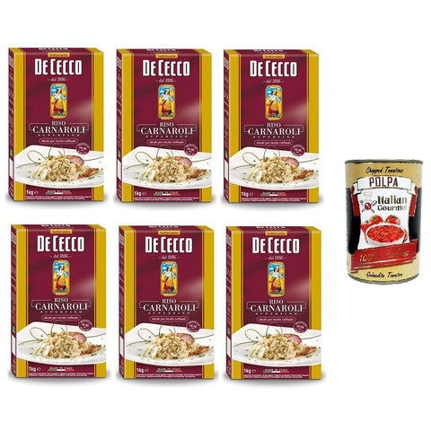 De Cecco Riso Carnaroli Superfino Mittelkorn Reis für Risotto, 1000 gr Nudelgerichte italienisch Original
