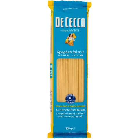 De Cecco Pasta 100% Italienisch Spaghettini n°11 Nudeln 500 g Nudeln & Pasta Original