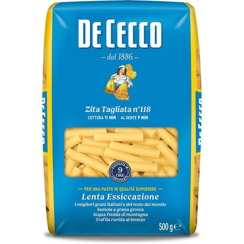 De Cecco Pasta 100% Italienisch Zita Tagliata N°118 Nudeln 500 g Nudeln & Pasta Original