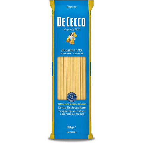 De Cecco Pasta 100% Bucatini n. 15 Nudeln 24x500g Original italienisch