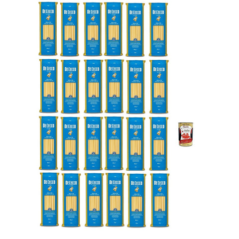 De Cecco Nudeln & Pasta De Cecco Pasta 100% Italienisch Zita N°18 Nudeln 500g 24x Original italienisch inkl. Italian Gourmet Polpa 400g 8001250120182