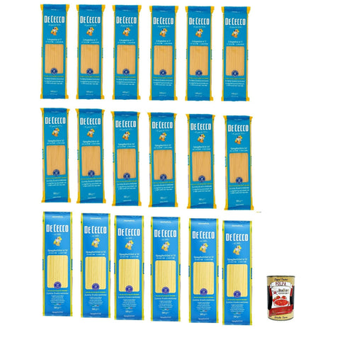 De Cecco Testpaket Spaghetti Spaghettini Linguine Pasta De Cecco 100% Italienisch 18x 500 g Original