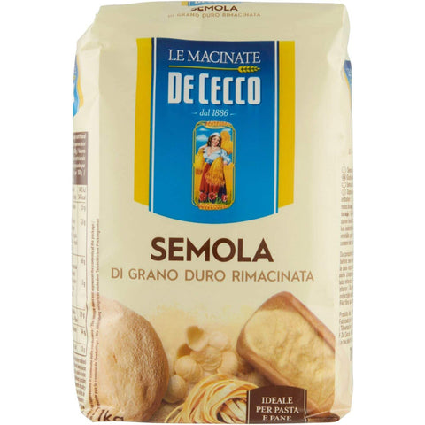 De Cecco Hartweizengrieß Semola di grano duro rimacinata 10x Original italienisch Pasta