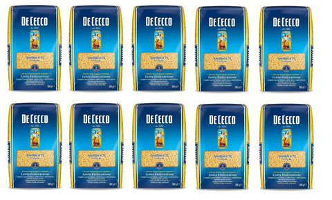 De Cecco Pasta 10x De Cecco Pasta 100% Italienisch Anellini n° 71 kurze Pasta 500g 8001250120717