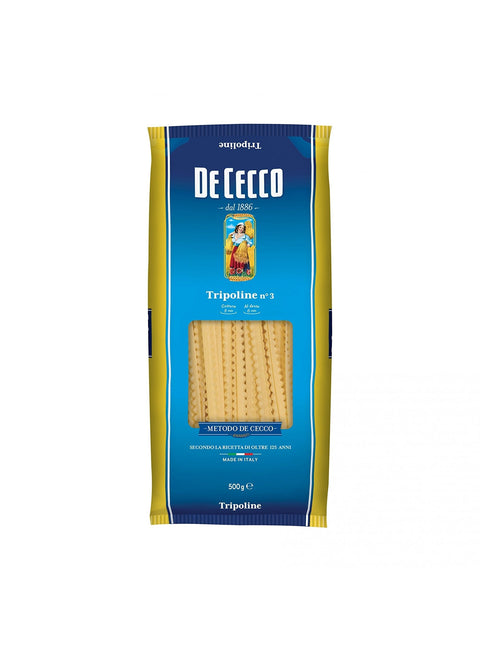 De Cecco Pasta 10x Pasta De Cecco 100% Italienisch Tripoline n. 3 Nudeln 500g 8001250120038