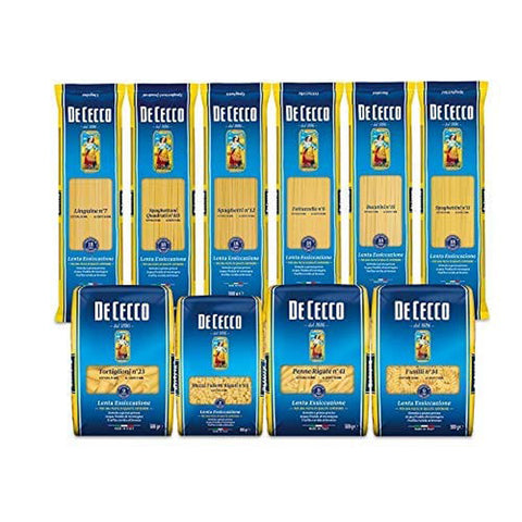 De Cecco Pasta 100% Italienisch fantasia paket 10x 500g Nudeln Original italienisch