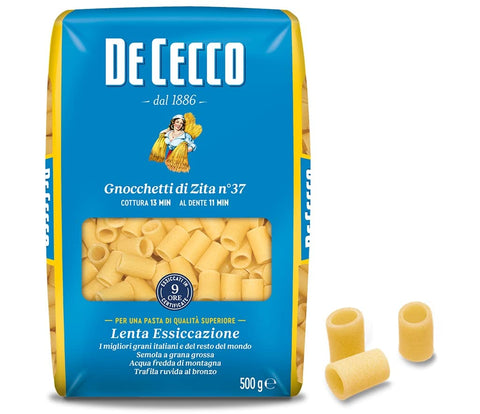 DE CECCO Pasta Pasta De Cecco 100% Italienisch Gnocchetti di Zita n. 37 Nudeln 500g 8001250120373