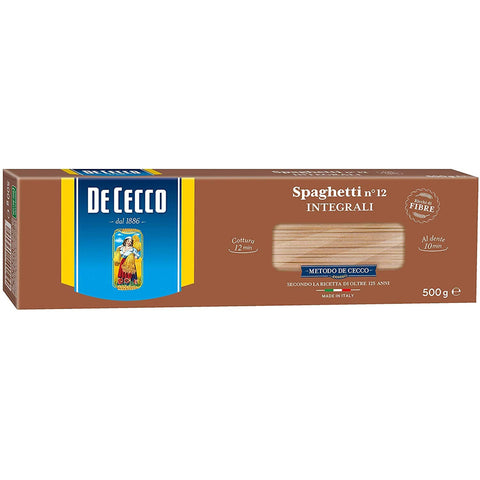 De Cecco Pasta Integrali Vollkorn Spaghetti, N.12 1x500g Original italienisch