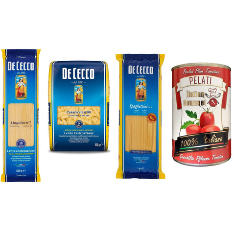 De Cecco TESTPAKET Pasta Linguine Casereccia Spaghettini 3x500g Original italienisch