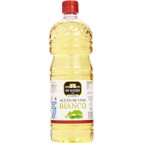 De Nigris Aceto di Vino Bianco / Weinessig weiss essig 1000 ml. italien Küche italienisch Original