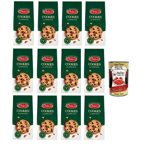 Delacre Kekse Delacre La Biscuiterie Cookies Classique La Biscuiterie Klassische Kekse 12x 136 g italienisch Original 8032804040014
