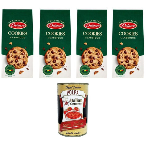 Delacre La Biscuiterie Cookies Classique La Biscuiterie Klassische Kekse 4x 136 g italienisch Original