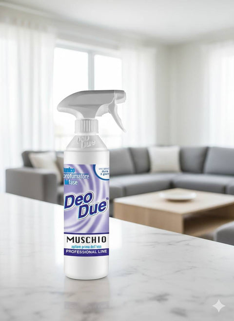 Deo Due Raumsprays 3x Deo Due – Profumatore Bifase Muschio, 500 ml Luft- und Textilerfrischer