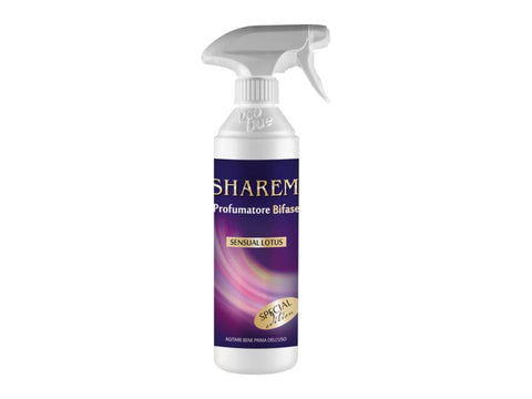 Deo Due Profumatore Bifase Sharem Sensual Lotus Luft und Textilerfrischer 3x 500 ml italienisch Original