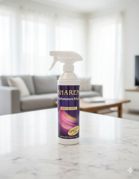 Deo Due Profumatore Bifase Sharem Sensual Lotus Luft und Textilerfrischer 3x 500 ml italienisch Original