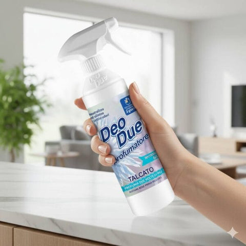 Deo Due Raumsprays 3x Deo Due – Profumatore Bifase Talcato, 500 ml Luft- und Textilerfrischer
