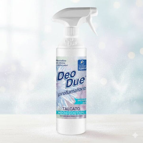 Deo Due Raumsprays 3x Deo Due – Profumatore Bifase Talcato, 500 ml Luft- und Textilerfrischer