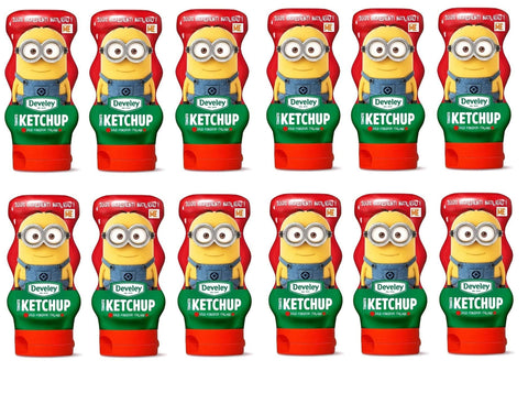Develey Ketchup 12x Develey Ketchup Squeeze 250ml Würzsaucen nur mit italienischen Tomaten 100% natürliche Zutaten 4006824009300