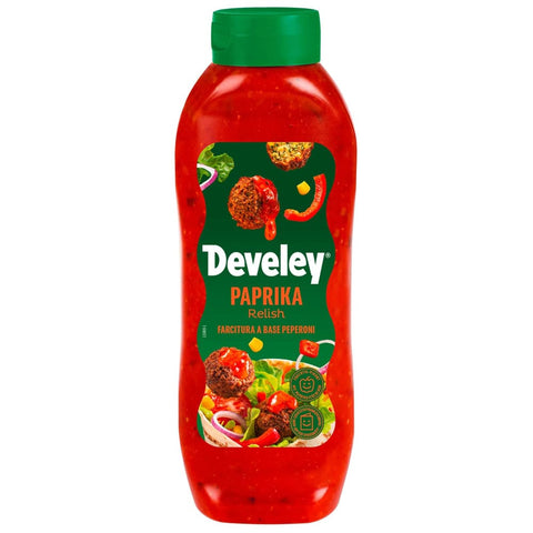 Develey Relishes Develey Paprika Relish 875 ml Plastikflasche Original italienisch 4006824009850