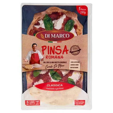 Di Marco Abgepackte Gebäckstücke Di Marco Pinsa alla Romana Klassisch knusprig und lecker 3x230gr italienisch Original 8058640070374