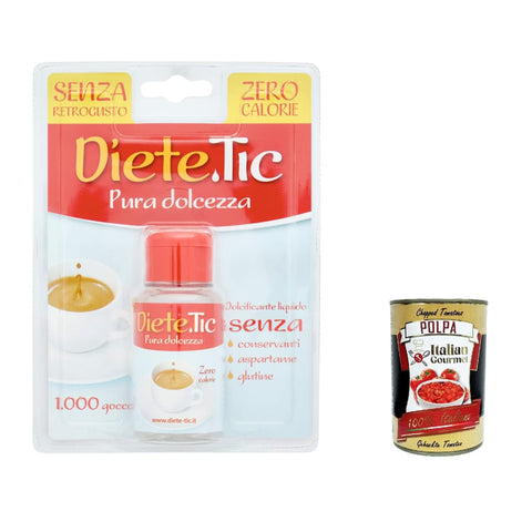 Diete.tic Süßstoffe Diete.tic My Dietor Edulcorante Zero Calorie, Zero Kalorien Süßstoff, 50 ml flüssiger Süßstoff italienisch Original 8019552000132