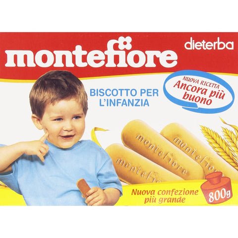 Dieterba (heinz Italia Spa) Kekse Dieterba (heinz Italia Spa) Montefiore Biscotto per l'Infanzia, dal 4 mese 800 g Kekse italienisch Original 8001040100318