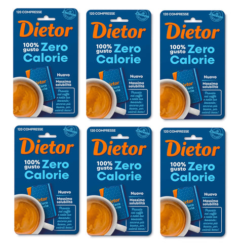 Dietor My Dietor Compresse Süßstoff Italienisch 0 kcal 120 Tabletten 6x italienisch Original