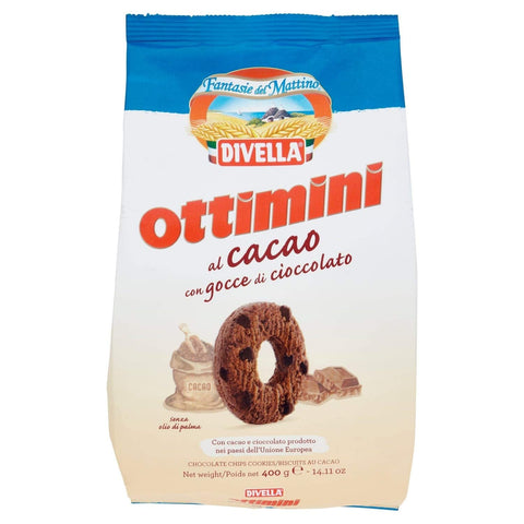 Divella Abgepackte Gebäckstücke Divella - Ottimini Biscotti al Cacao 8005121214246