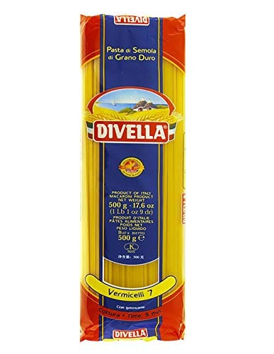 Divella Internationale Nudeln 10x Pasta Divella 100% Italienisch Vermicelli N° 7 Kochen 9 Minuten 500g 8005121000078