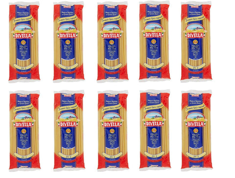 Divella Internationale Nudeln 10x Pasta Divella 100% Italienisch Ziti N° 2 Kochen 8 Minuten 500g 8005121000023