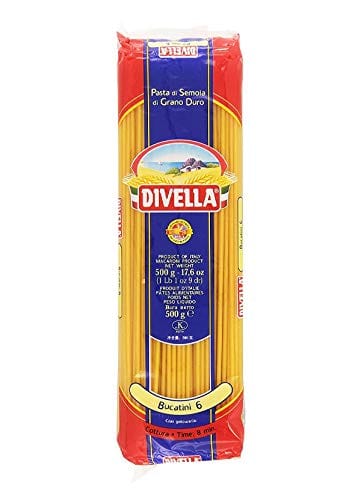 Divella Internationale Nudeln DIVELLA HARTWEIZENGRIESS NUDELN BUCATINI 6 GR 500 X 36 9505818385376