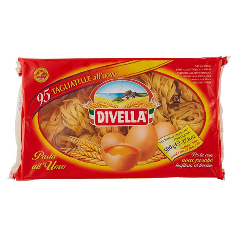 Divella Internationale Nudeln Divella Tagliatelle all'uovo n. 95 Nudeln mit ei 500 g 6x Original italienisch 8005121030952
