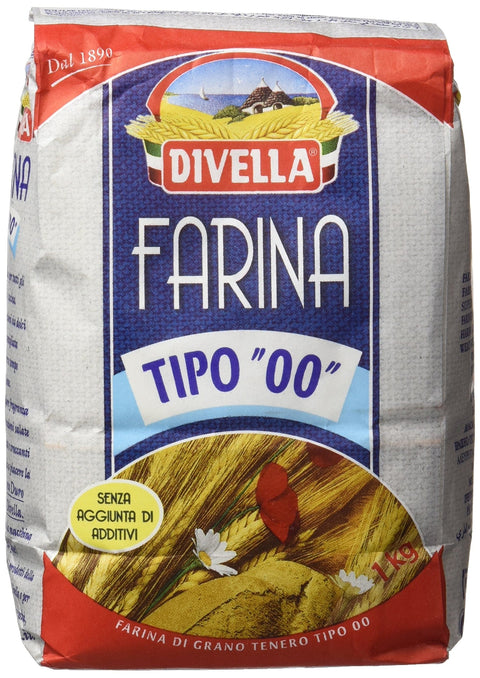 Divella Kategorien 5x Farina Divella Kerl 00 für Gebäck und herzhafte Produkte mit mittlerer Aufgehphase 8005121004175