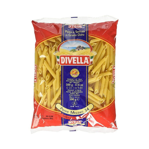 Divella Kategorien Divella 034 Penne Mezzane Gr.500 8005121000344