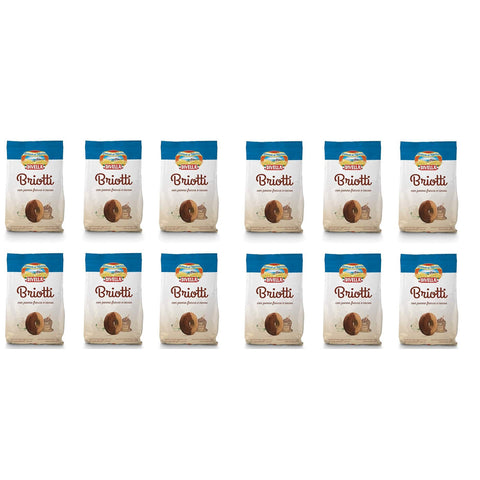 Divella Briotti Shortbread Kekse mit frischer Sahne und Kakao 400g biscuits cookies Italienische Kekse 12x Original italienisch