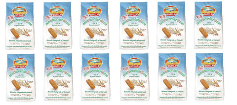 Divella Kekse 12x Divella Non ti scordar di me Biscotti Integrali ai cereali Vollkornkekse mit Getreide Kekse 400g Biscuits Cookies italienische Kekse 8005121213645