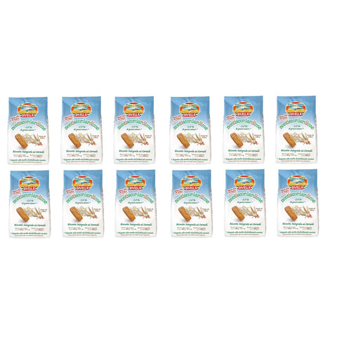 Divella Non ti scordar di me Biscotti Integrali ai cereali Vollkornkekse mit Getreide Kekse Biscuits Cookies 12x400g Original italienisch