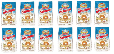Divella Kekse 12x Divella Ottimini Integrali Vollkornkekse 400g Biscuits Cookies italienische Kekse 8005121214253