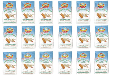 Divella Kekse 18x Divella Non ti scordar di me Biscotti Integrali ai cereali Vollkornkekse mit Getreide Kekse 400g Biscuits Cookies italienische Kekse 8005121213645