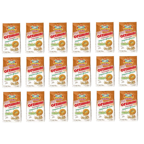 Divella Ottimini Croccanti Integrali 7 Cereali Vollkornkekse mit 7 Müsli 300 g Biscuits Cookies italienische Kekse italienisch Original