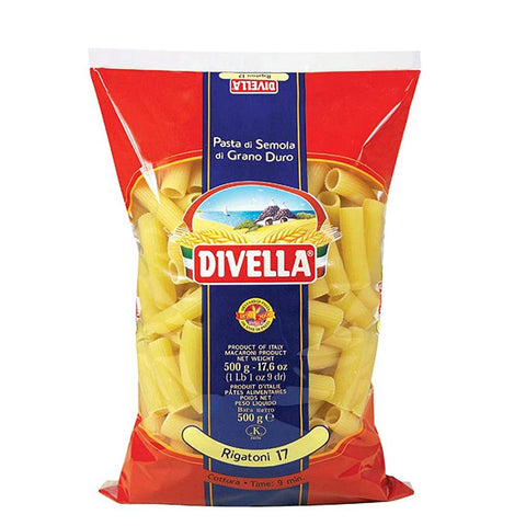 Divella Pasta 100% N°17 Rigatoni 10x500g Original italienisch