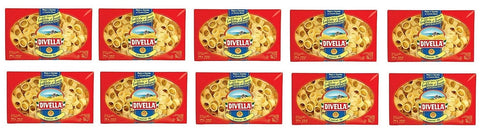 Divella Kurze Pasta 10x Pasta Divella 100% Italienisch N° 46 Calamari 500 gr 8005121001464