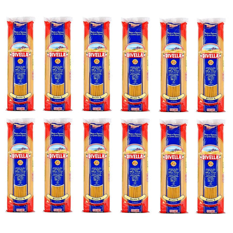 Divella Pasta 100% Bucatini N°6 Teigwaren aus Hartweizengrieß 12x500g Original italienisch
