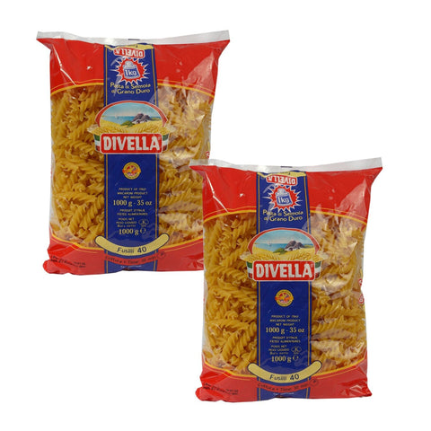 Divella N40 Fusilli 2x1000g Original italienisch Pasta