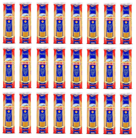 Divella Kurze Pasta 24x Divella Pasta 100% Italienisch Bucatini N°6 Teigwaren aus Hartweizengrieß 500g 8005121000061