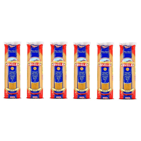 Divella Pasta 100% Bucatini N°6 Teigwaren aus Hartweizengrieß 6x500g Original italienisch